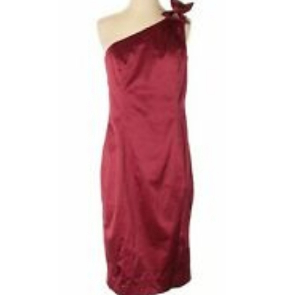 NWT Spiegel Formal Red Satin Gown size 18 - Picture 2 of 11